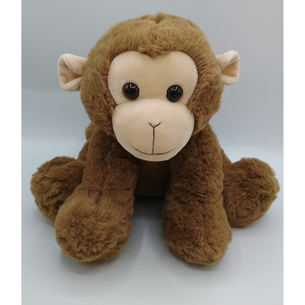 10" Bearington Collection Soft Beanbag Plush Giggles Monkey B6